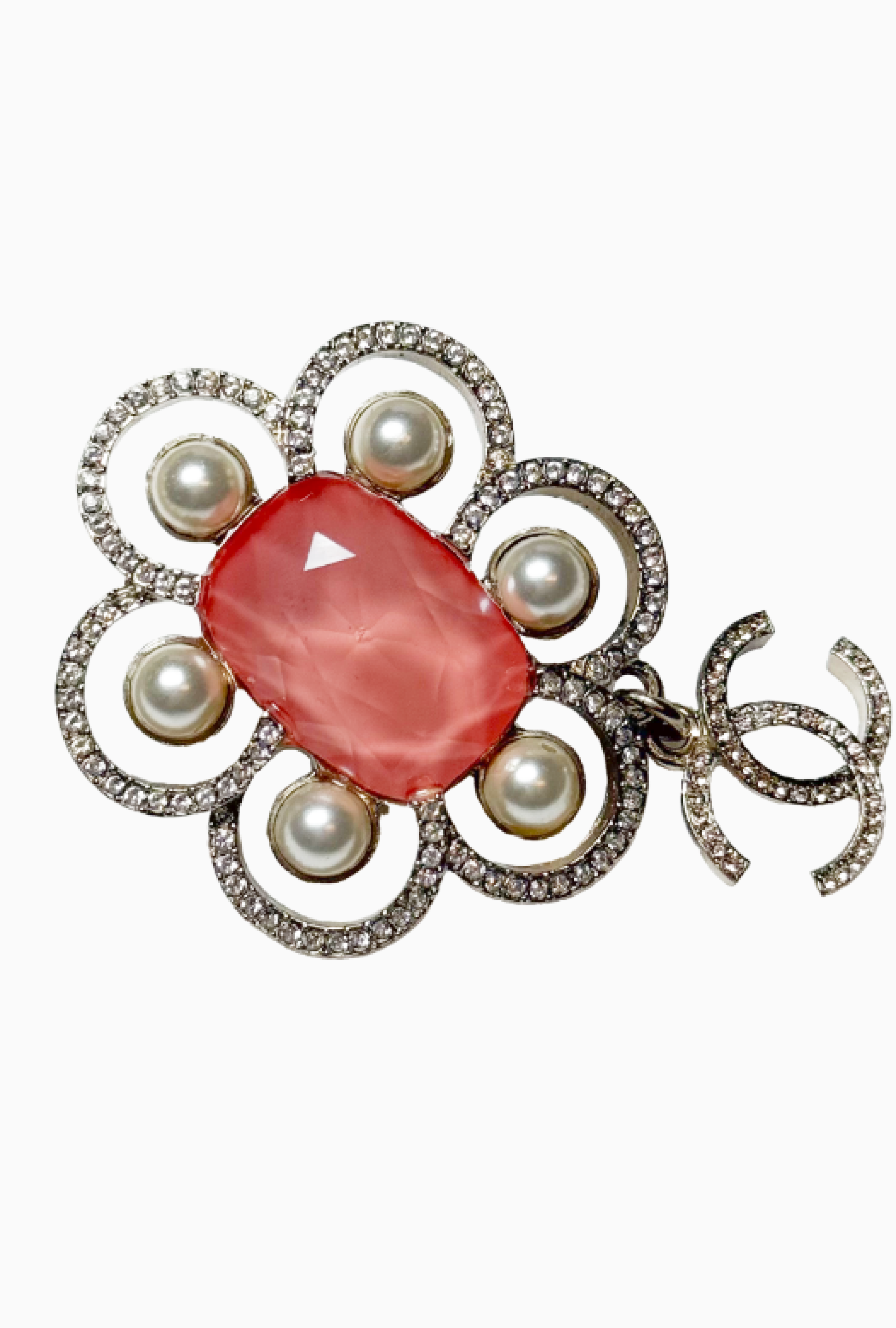 Broche Pétale Rose