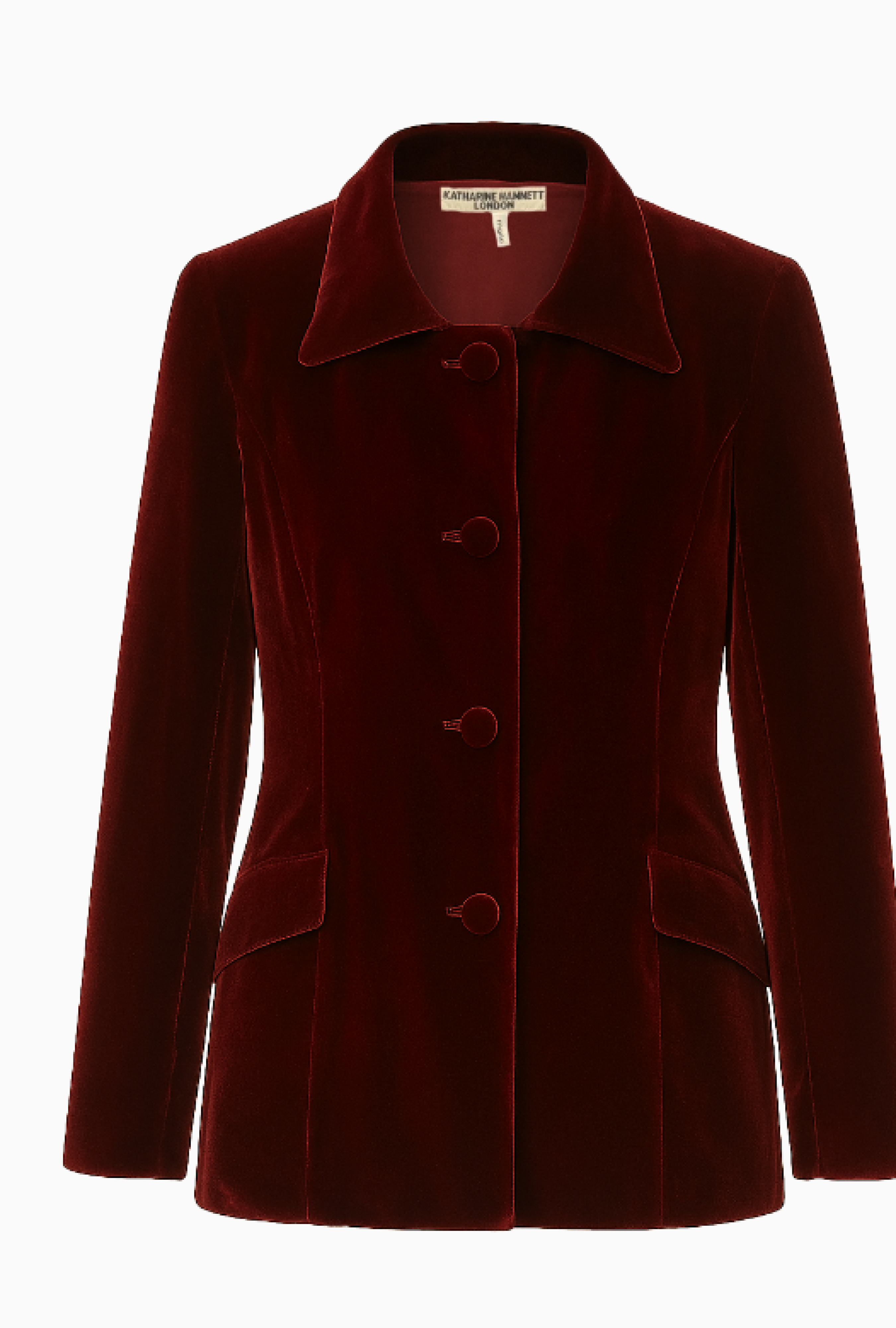 Ensemble Robe Et Veste Velours Grenat FW1997