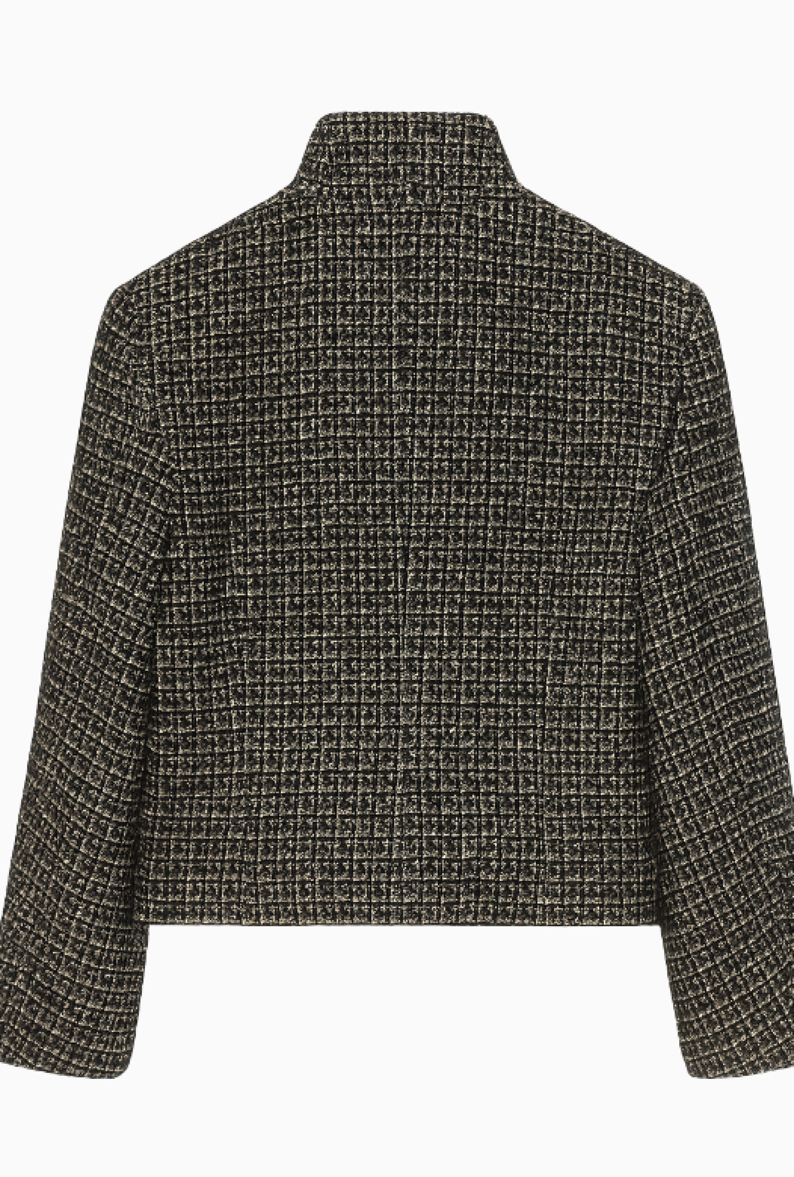 Veste Tweed Croisé Graphite