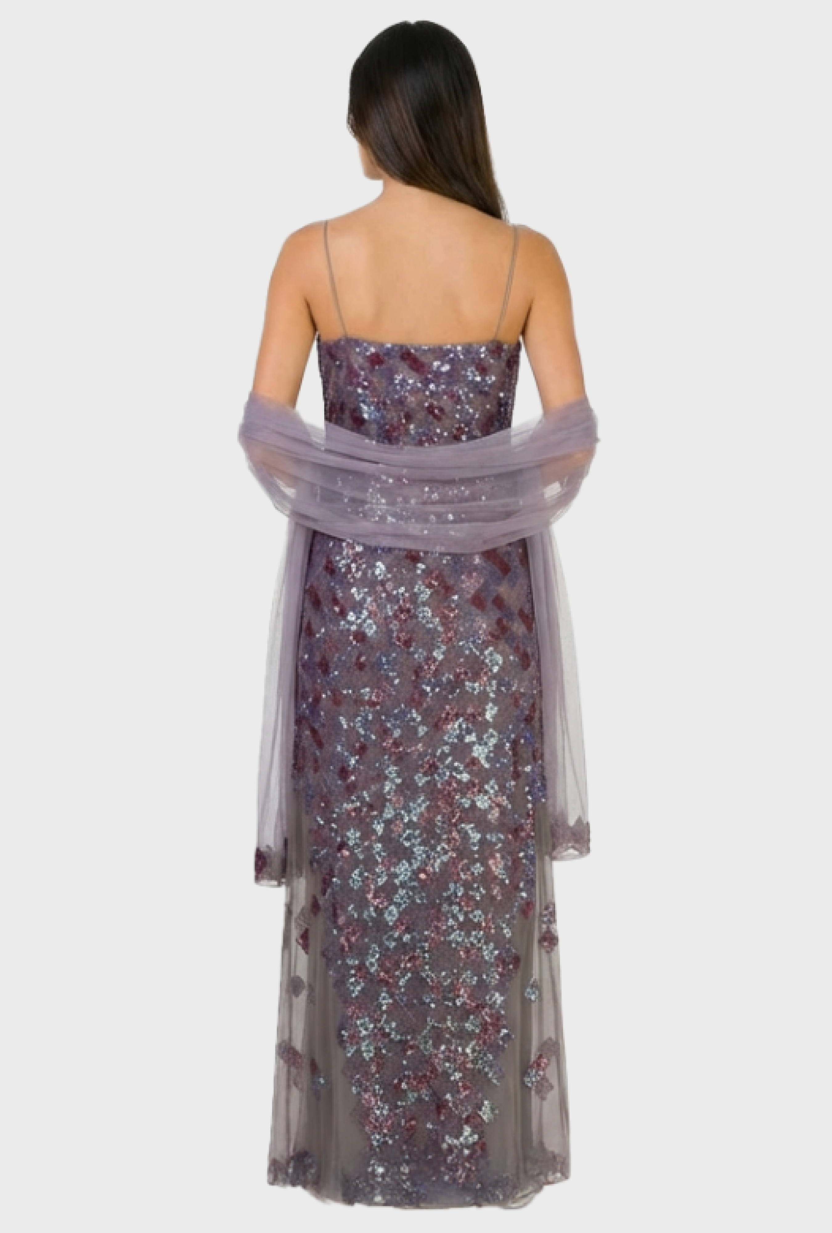 Robe Sequins Lilas
