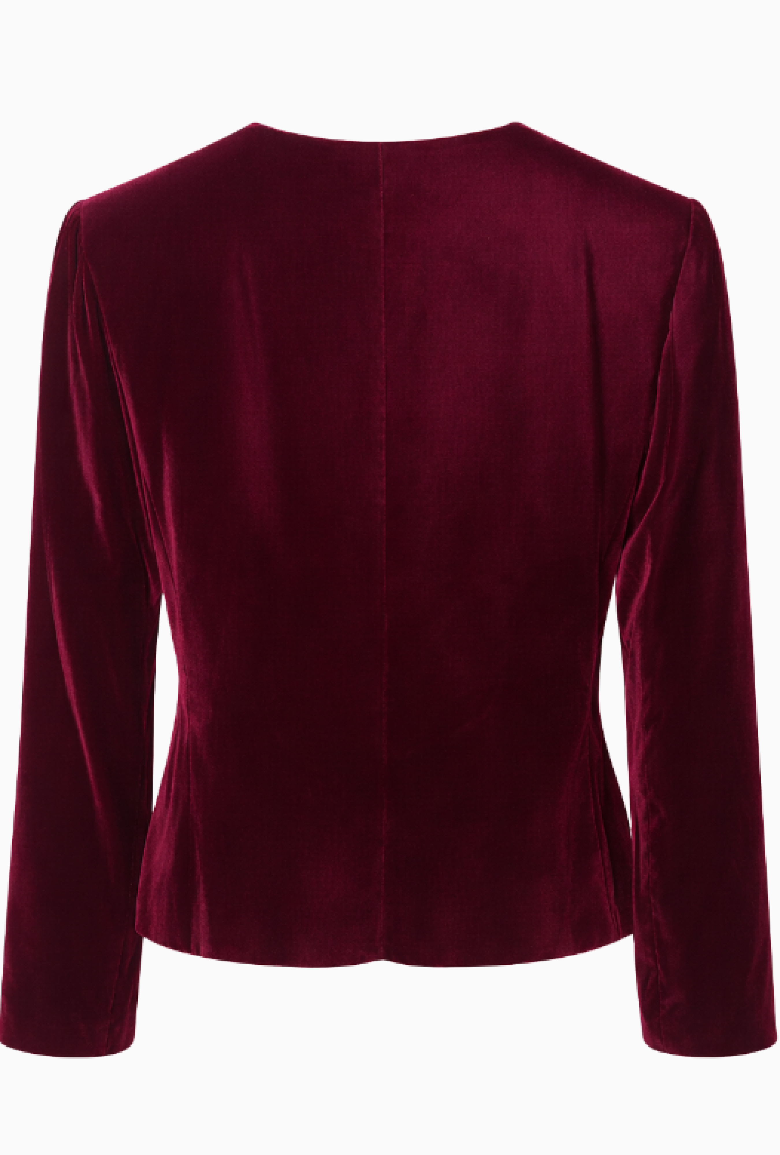 Veste Rouge Velours Bijou