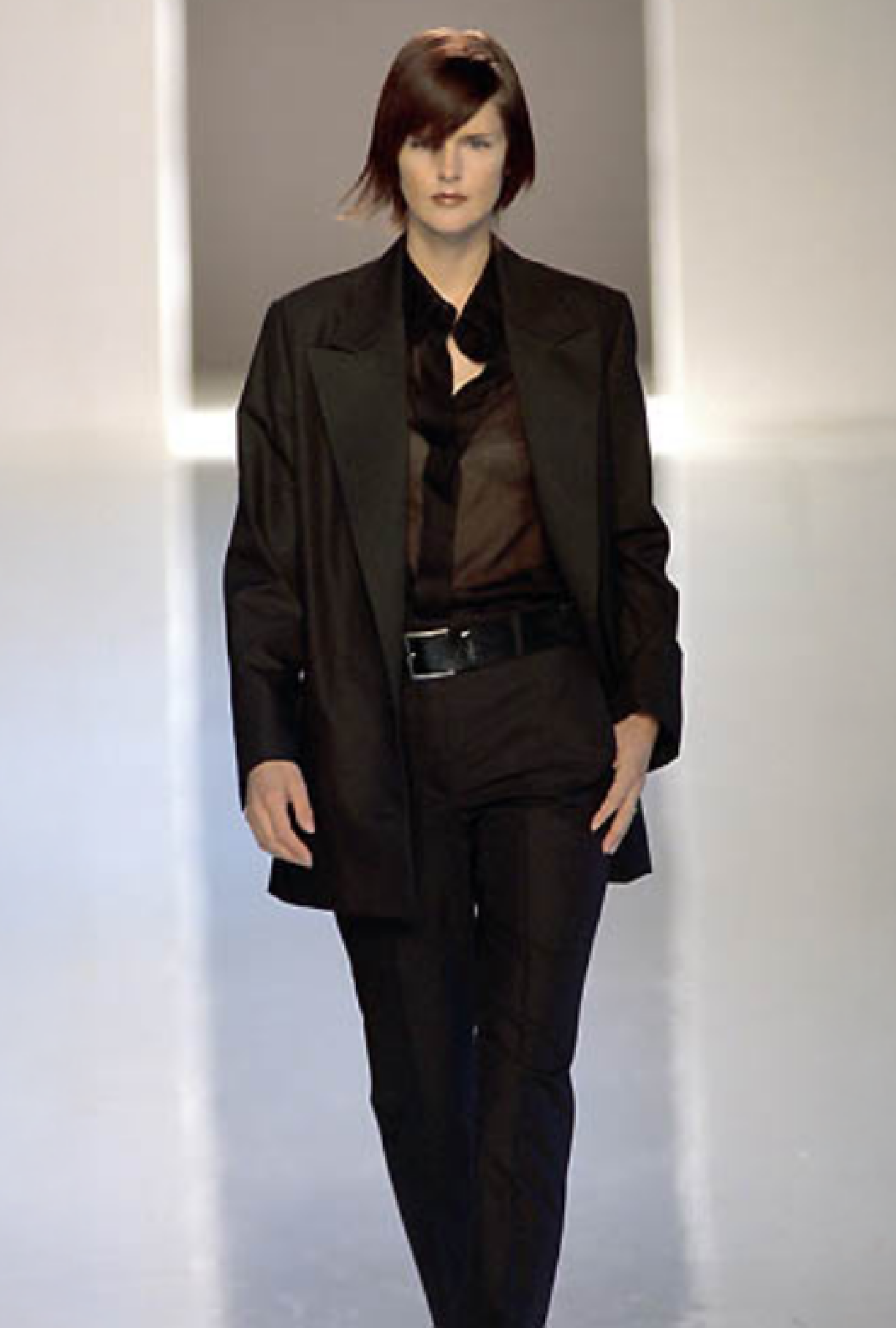 Veste Blazer Noir Classique Structuré FW2000