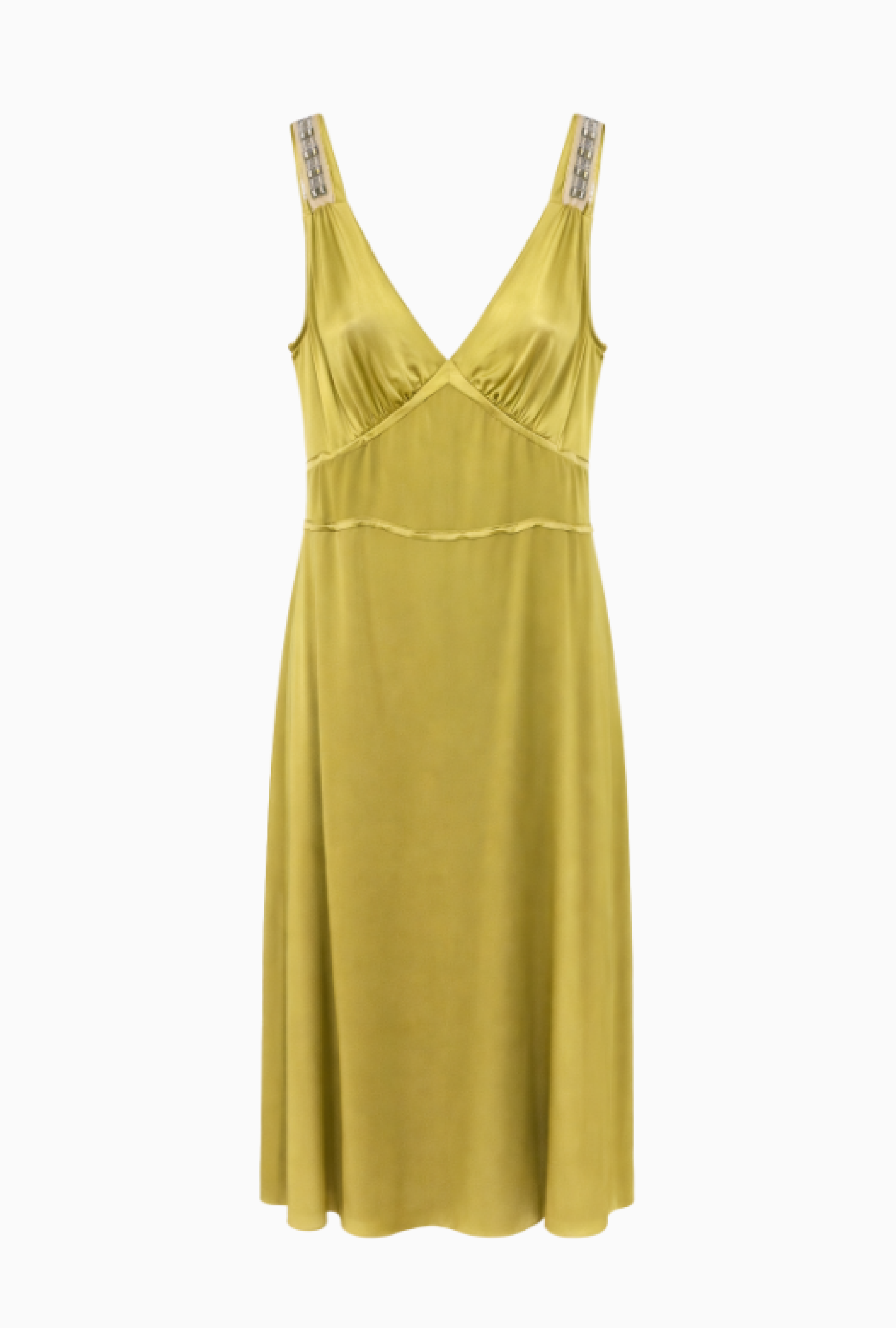 Robe Green Silk FW2005 Par Phoebe Philo