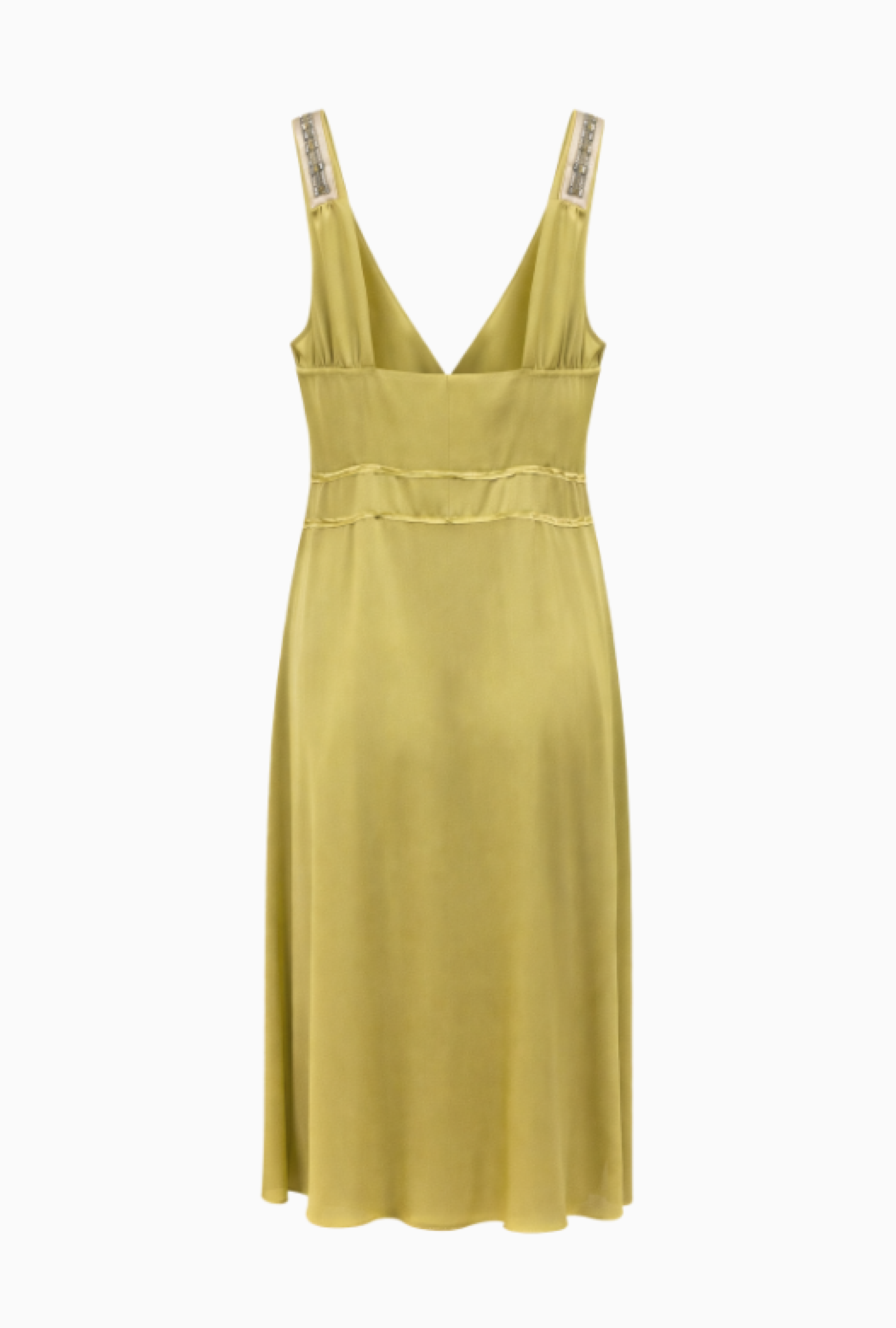 Robe Green Silk FW2005 Par Phoebe Philo