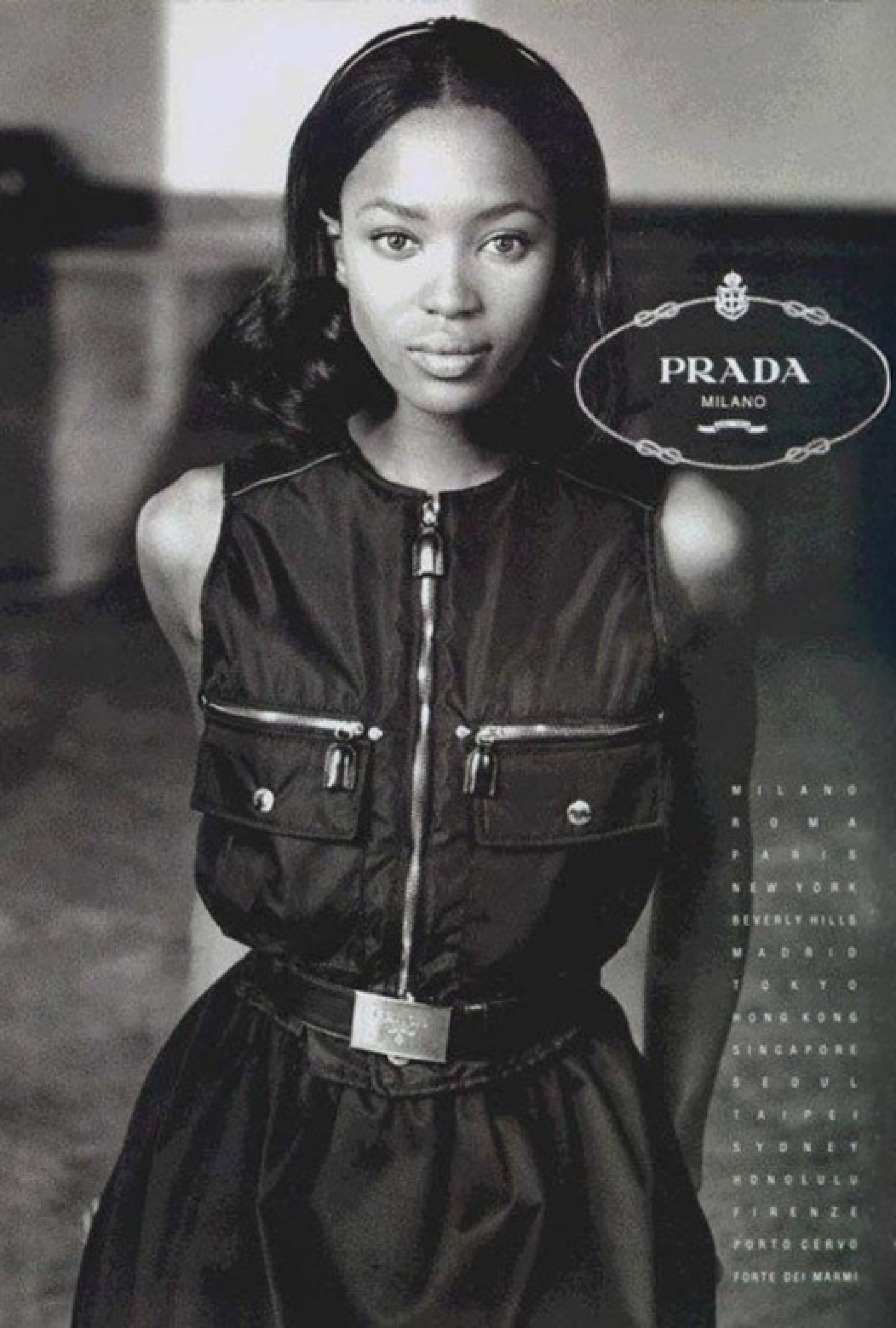 Gilet Zippé Technique Noir Circa 1994