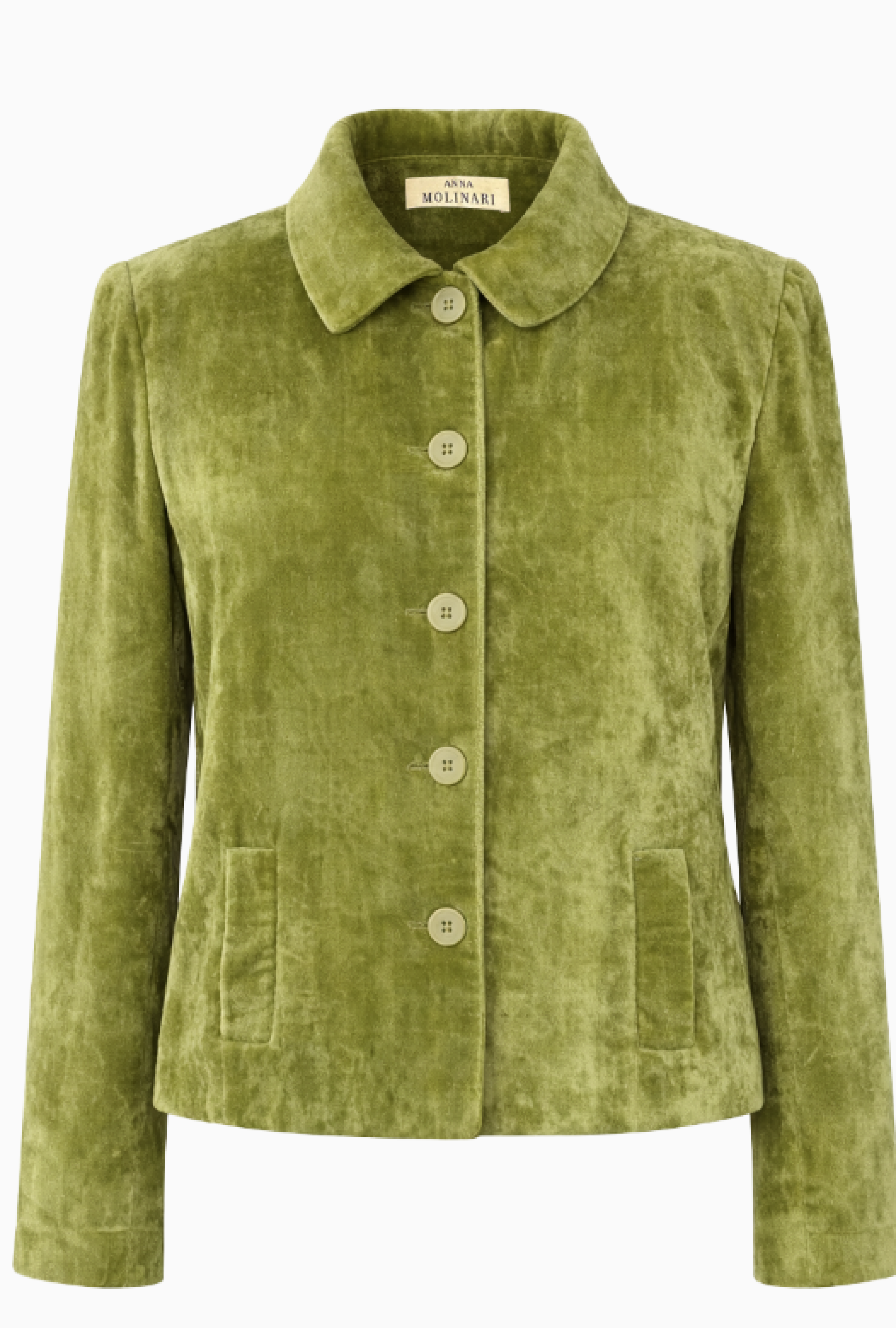 Veste Velours Vert Vintage Ana Molinari