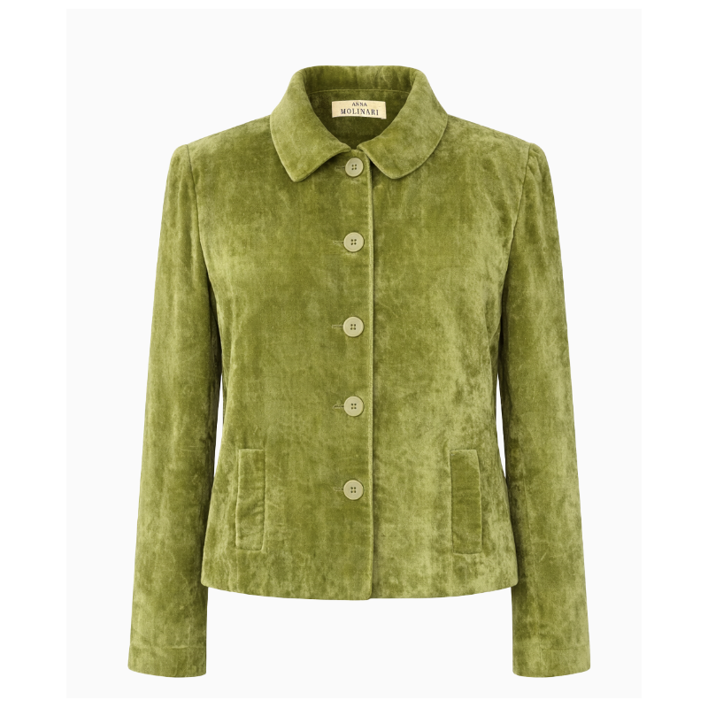 Veste Velours Vert