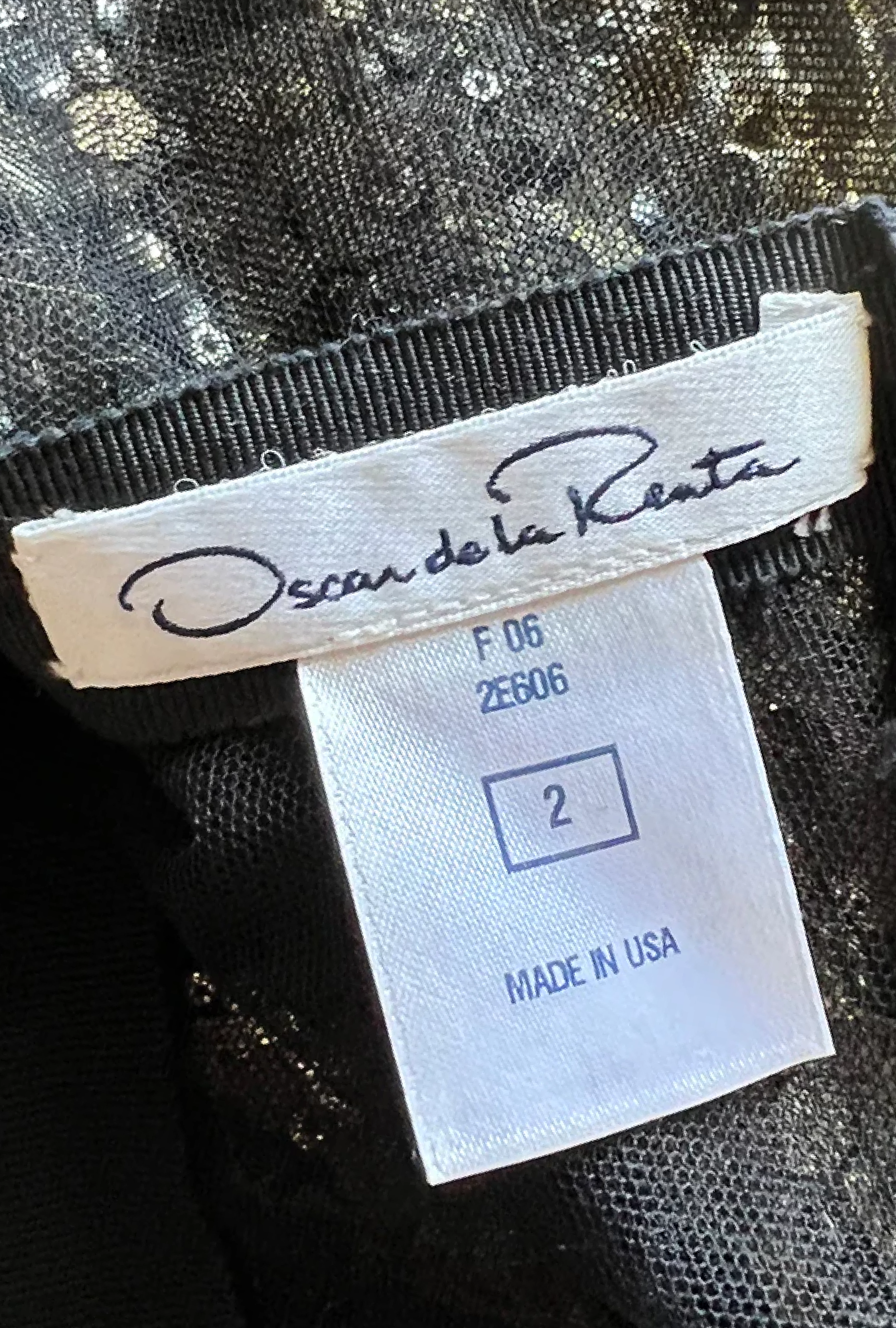 Robe Gold Sequin Runway fall 2006