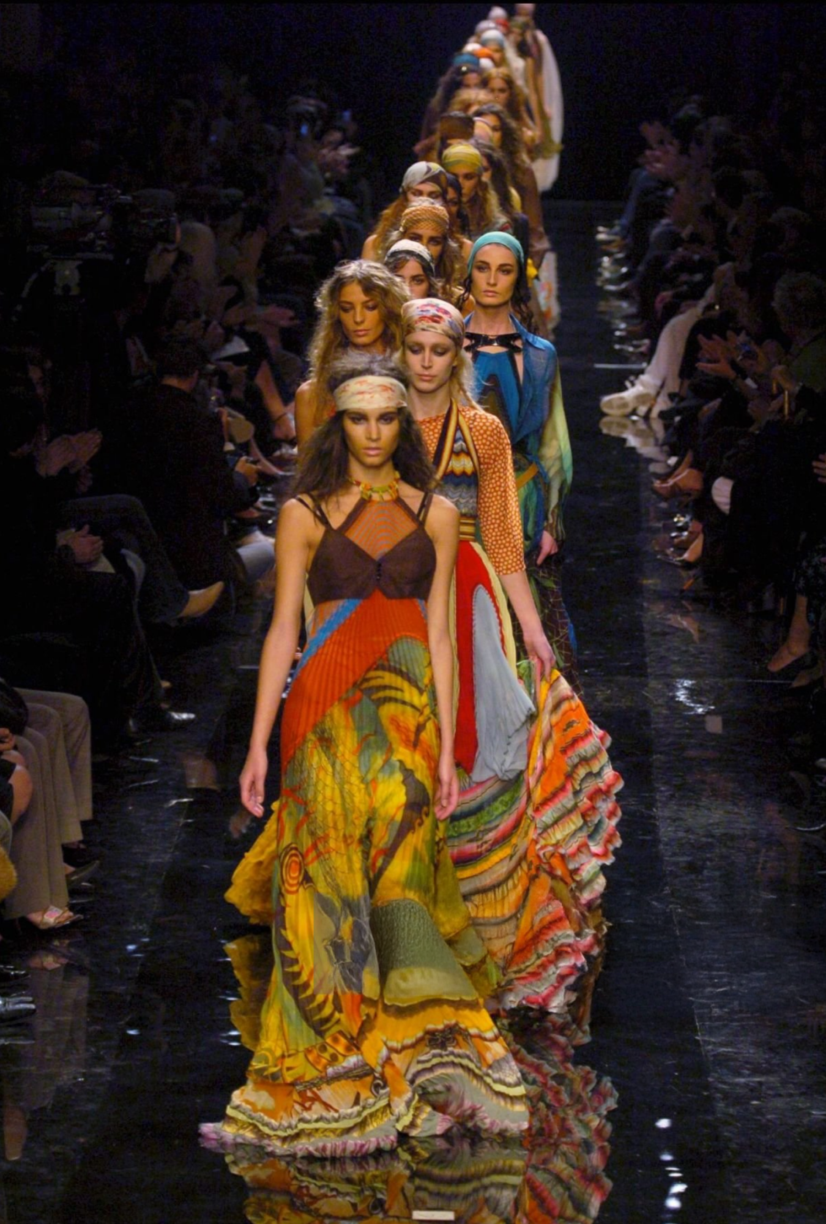 Robe Jean Paul Gaultier Sunset Flame SS2005