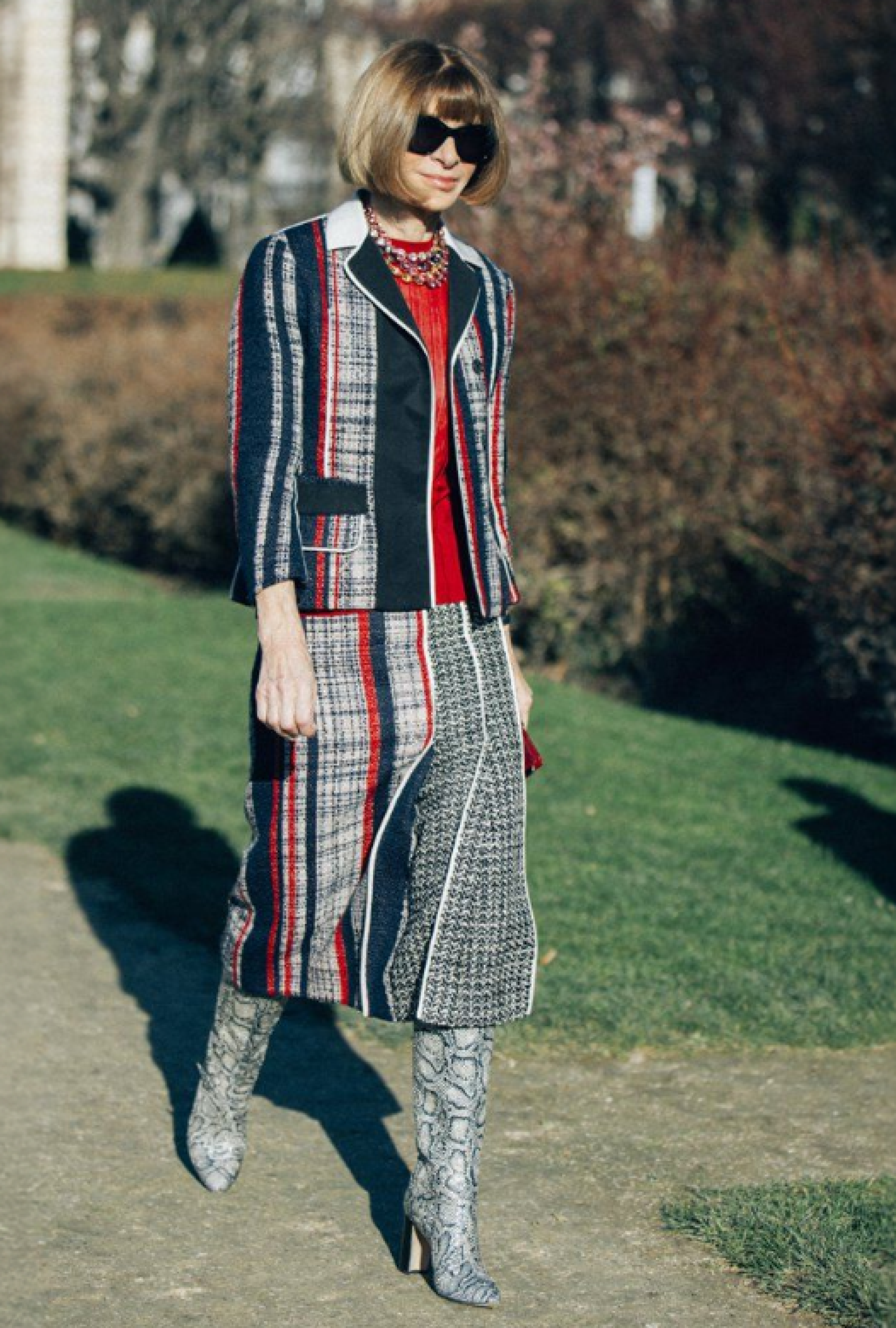 Veste Tweed Rayé SS2016