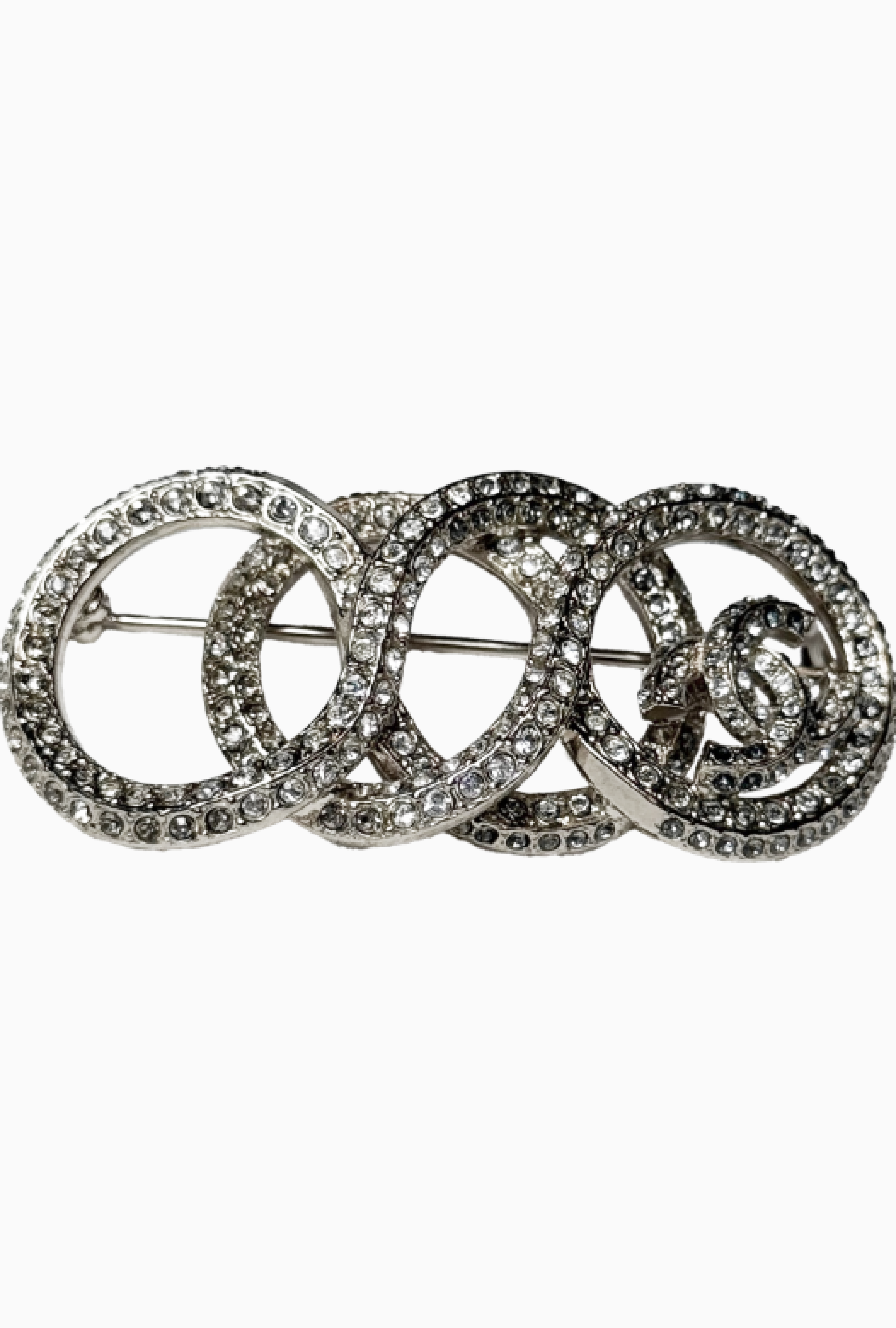 Broche Double C Circles