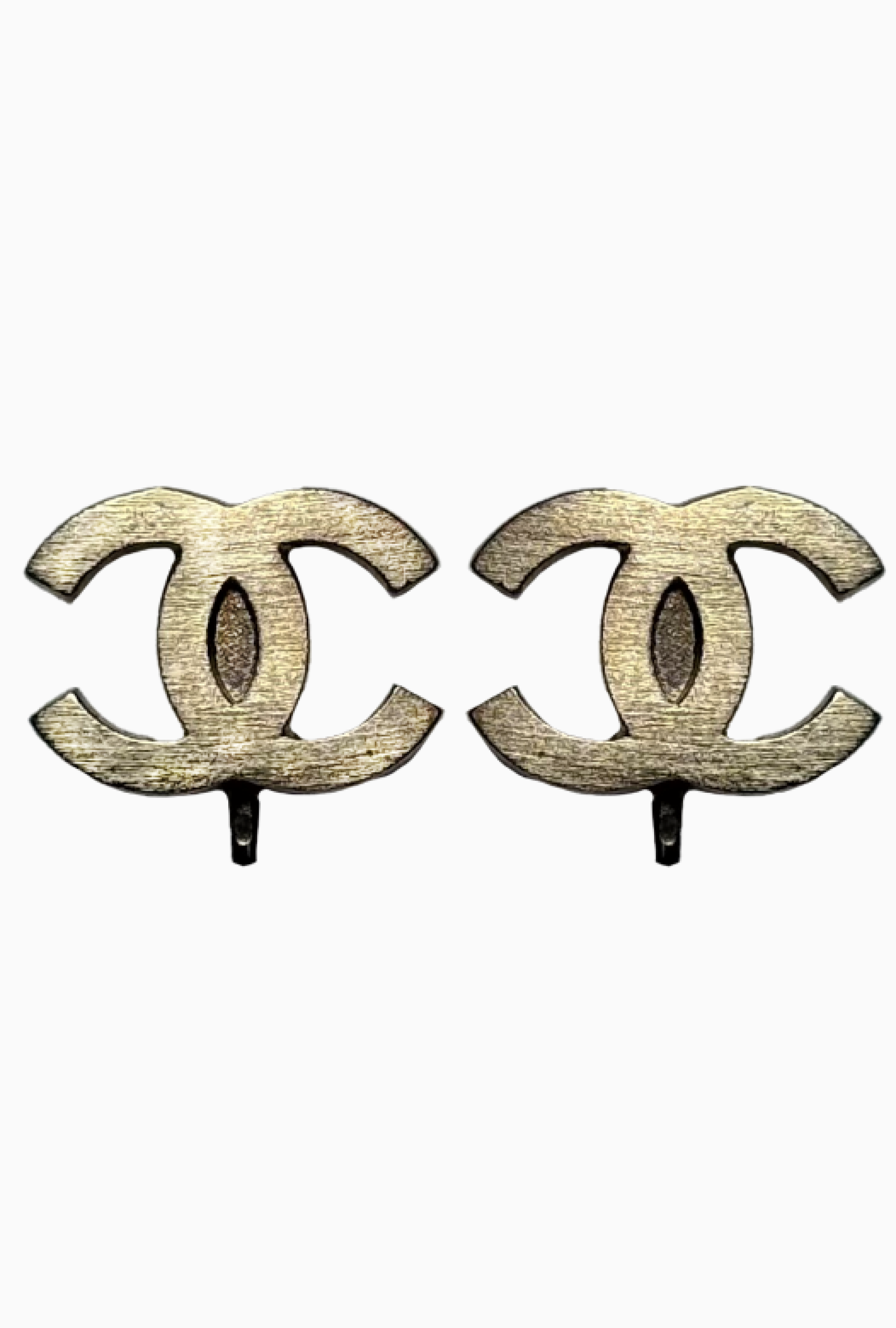 Boucles D'oreilles Double Little C Gold