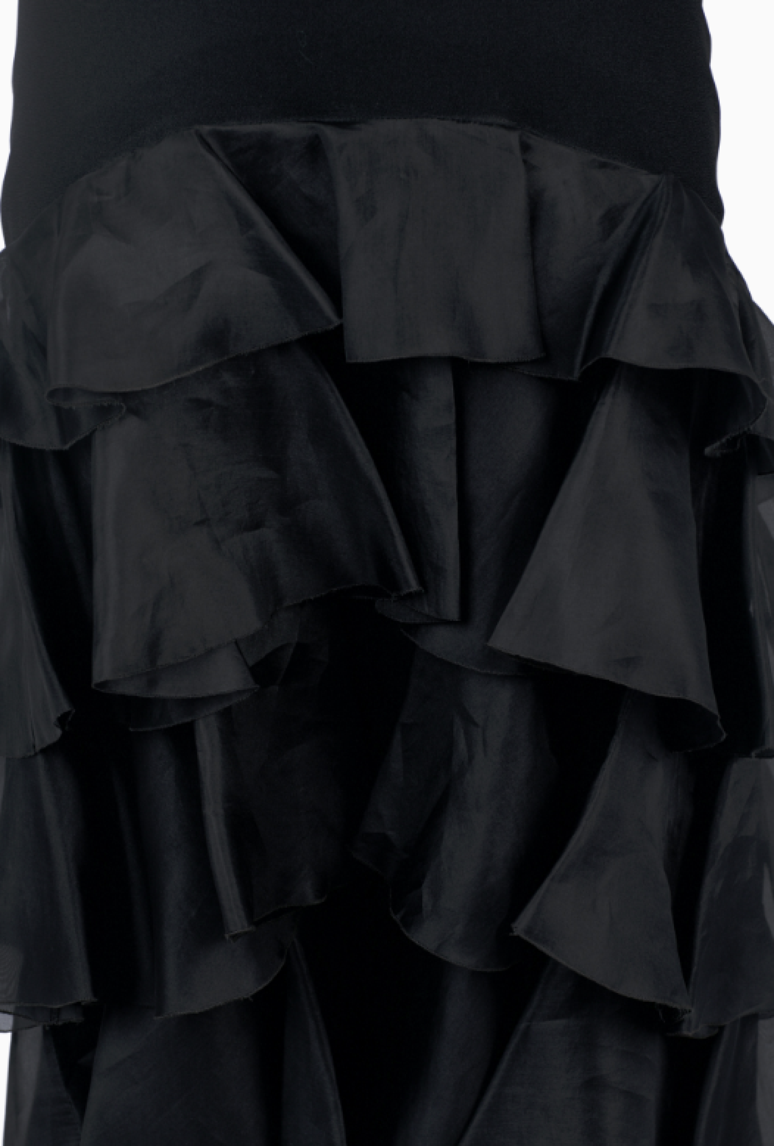 Robe Black Ruffle FW1986