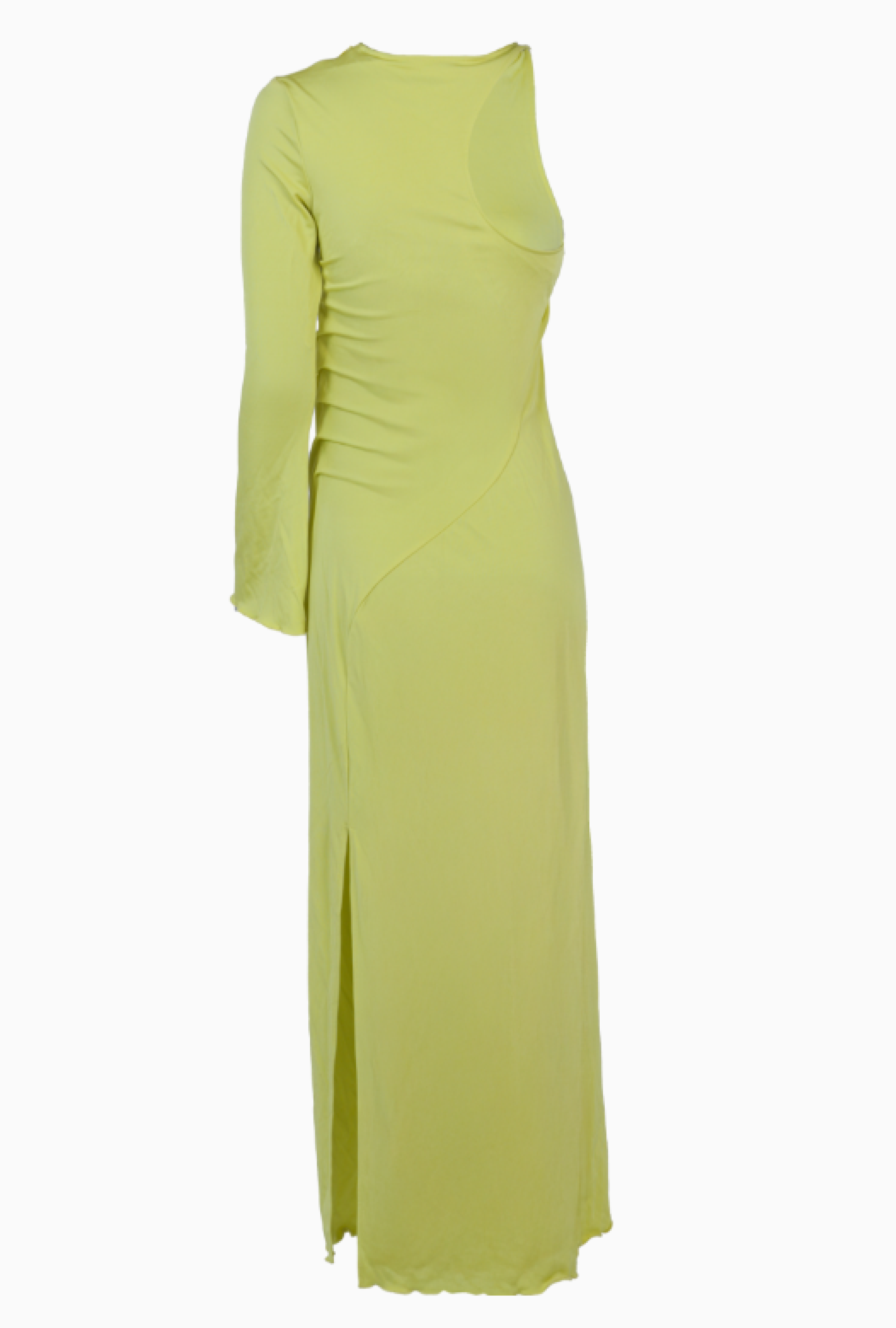 Robe Asymétrique Jaune