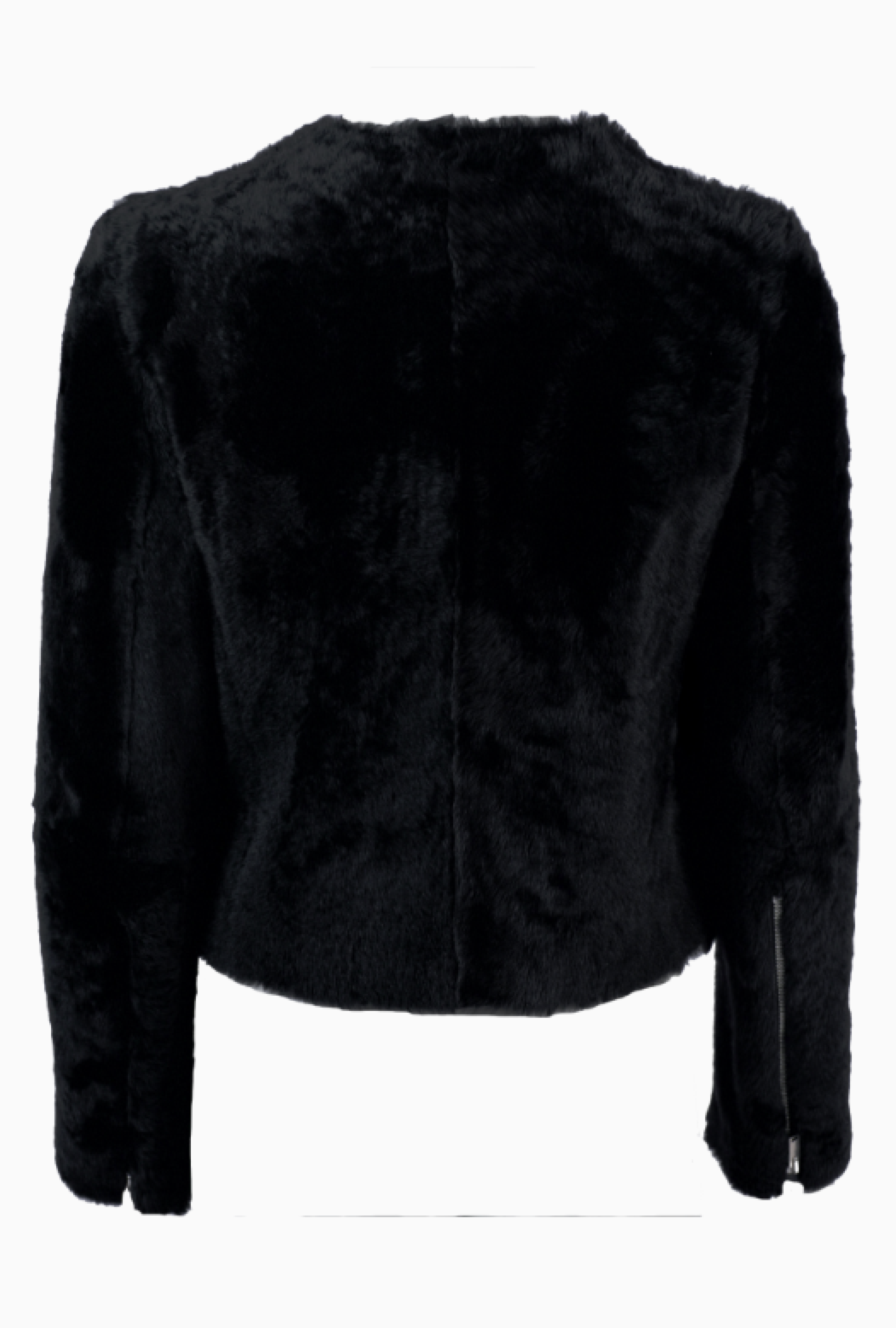 Veste Black Shearling par Phoebe Philo