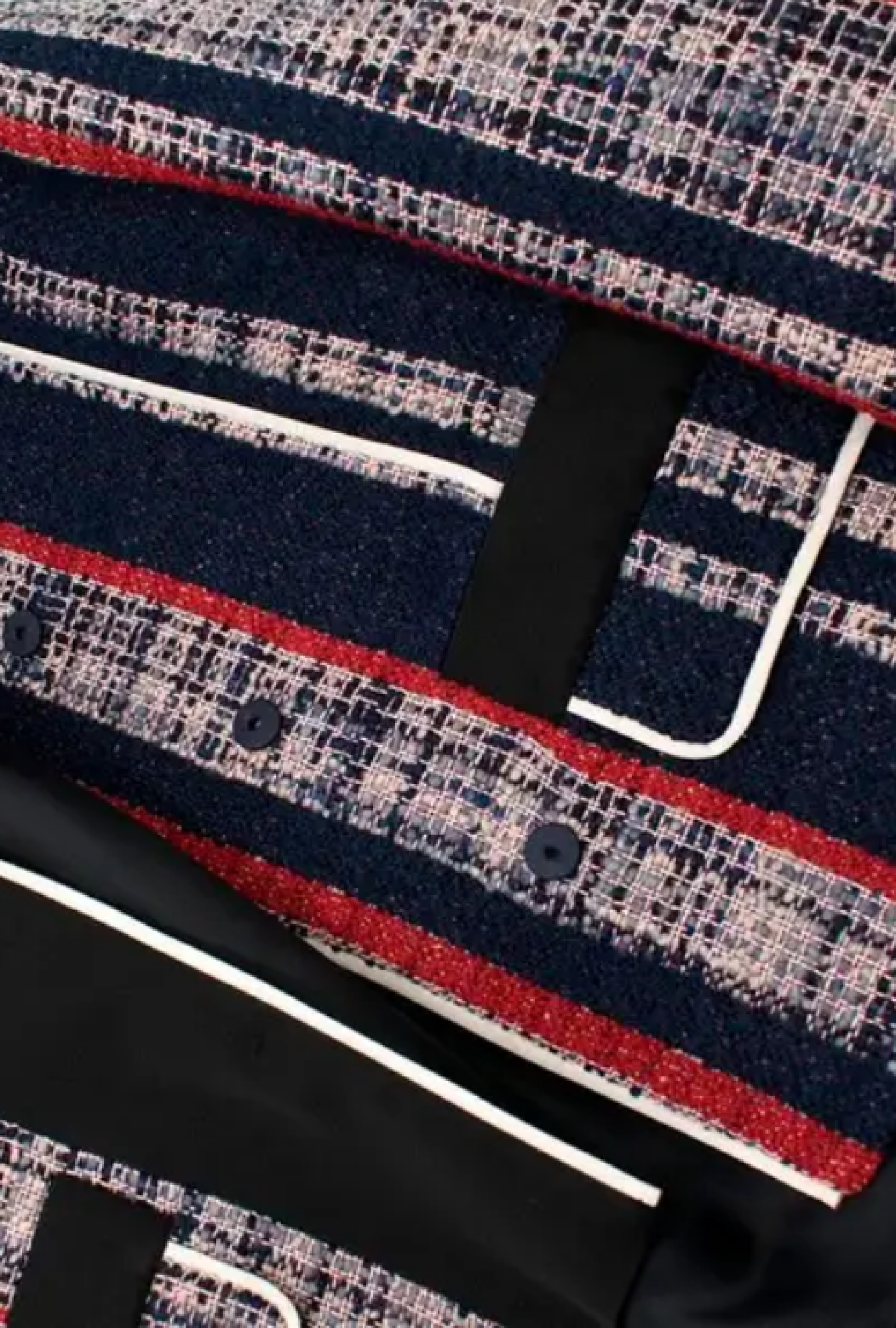 Veste Tweed Rayé SS2016