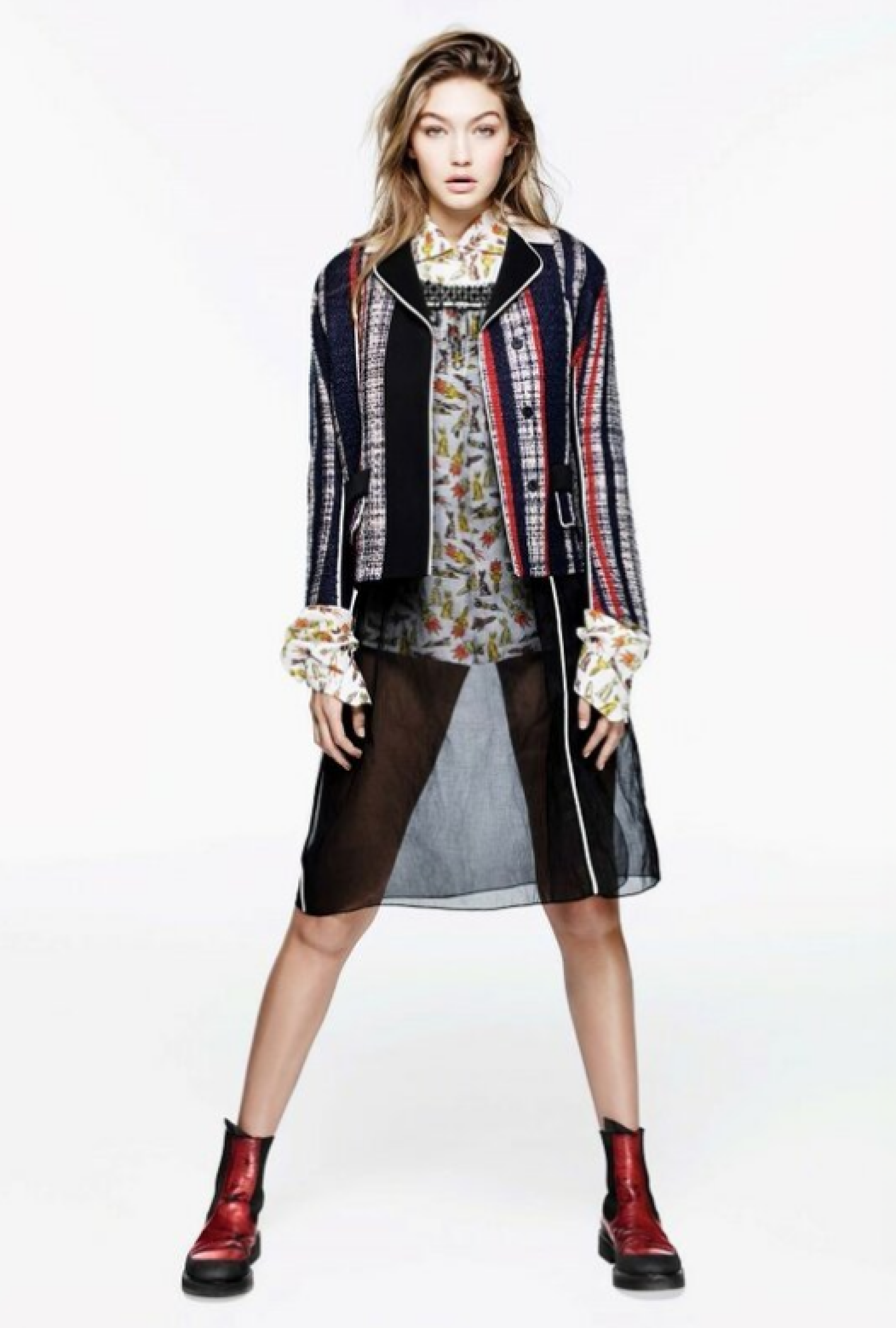 Veste Tweed Rayé SS2016