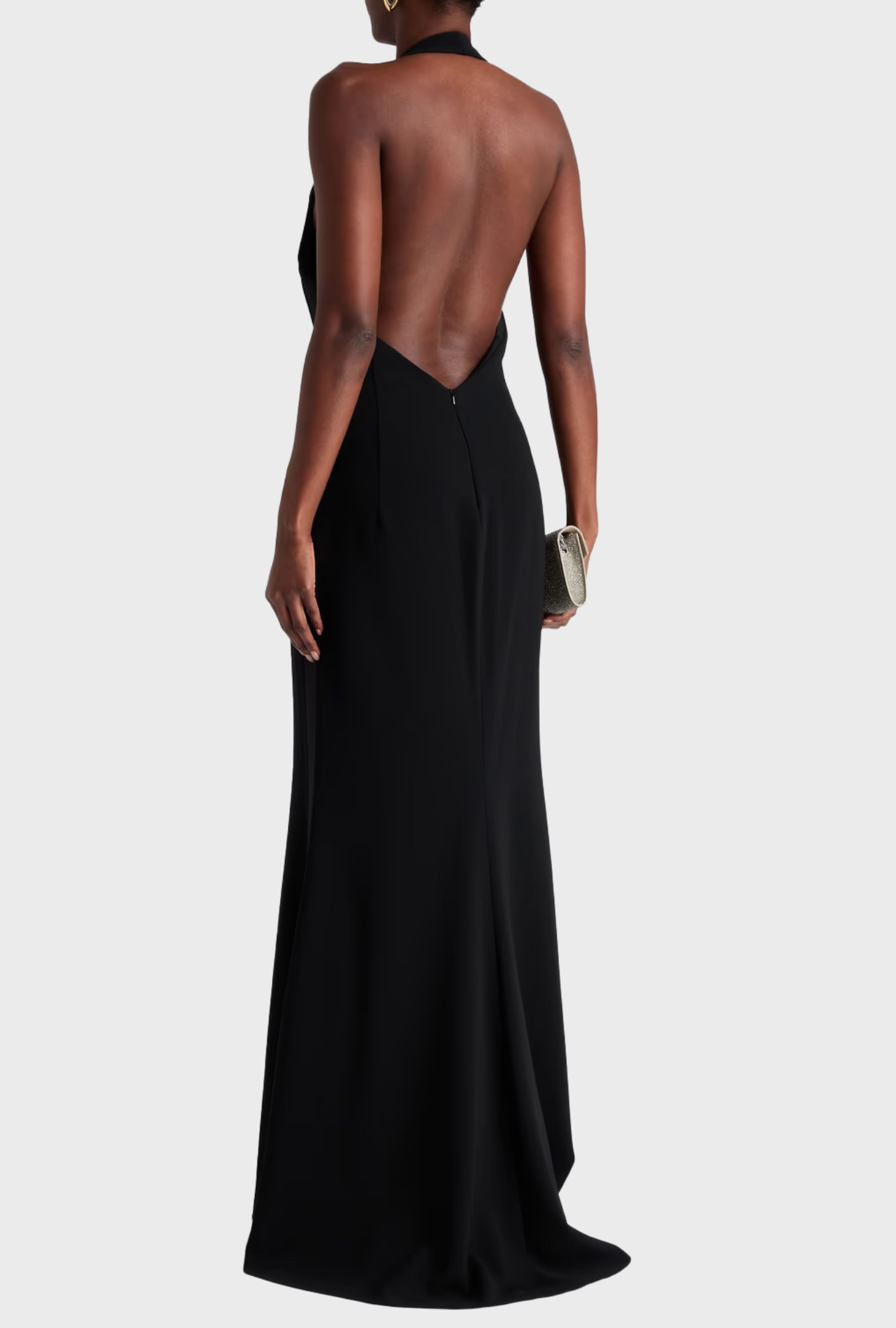 Robe Max Mara Long Halter Noir