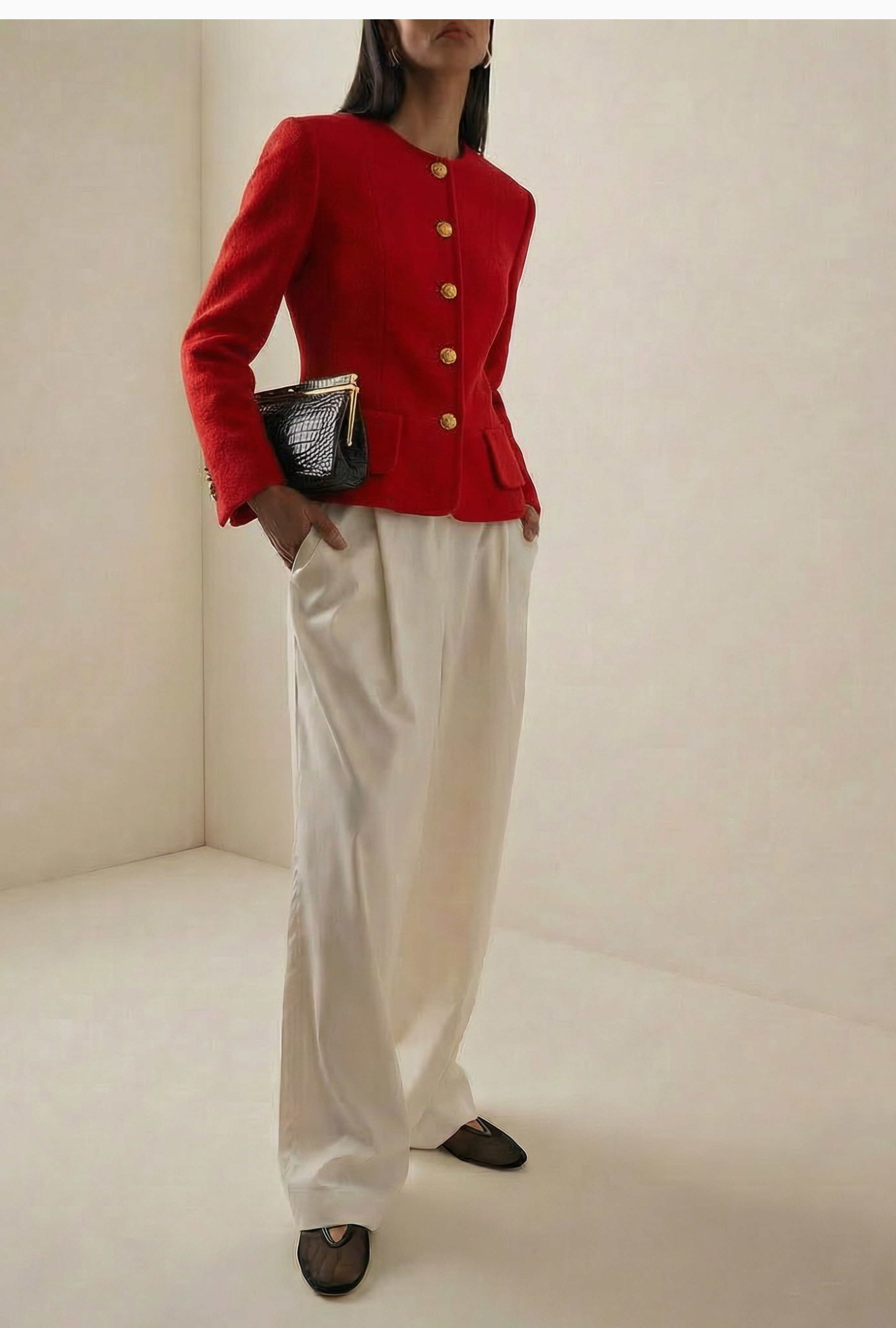 Veste Chanel Rouge Iconique